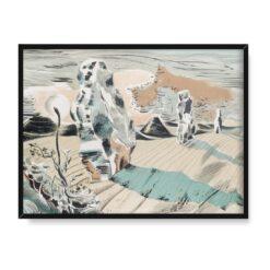 Paul Nash Krajobraz z megalitami 40×30