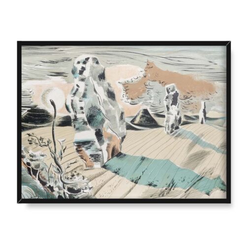 Paul Nash Krajobraz z megalitami 40x30