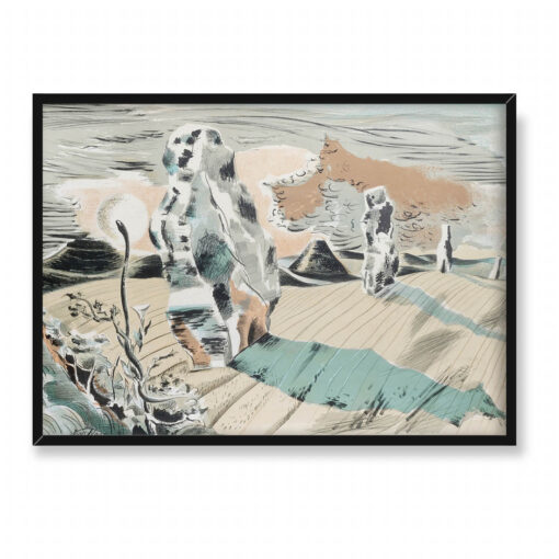 Paul Nash Krajobraz z megalitami 70x50