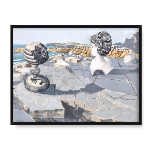 Paul Nash Środowisko dla dwóch obiektów 40x30 w RAMIE