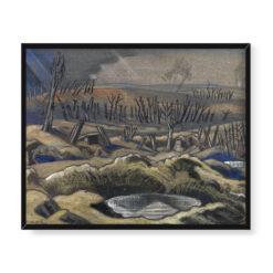 Paul Nash The Field of Passchendaele 50×40