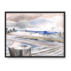 Paul Nash The Seven Bore 40×30