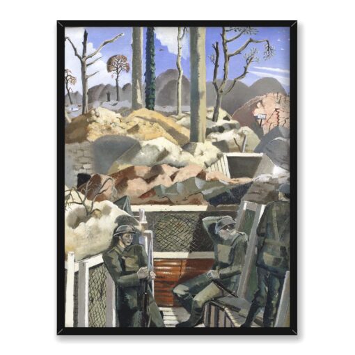 Paul Nash Wiosna w okopach 2 30x40 w RAMIE