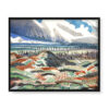 Paul Nash Zrujnowany kraj Stare pole bitwy Vimy 50×40 w RAMIE
