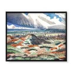 Paul Nash Zrujnowany kraj Stare pole bitwy Vimy 50×40