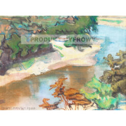 Stanisław Wyspiański Pejzaż z rzeką — produkt cyfrowy do pobrania
