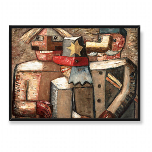 Tadeusz Makowski Kolejarze 70x50