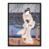 Utagawa Hiroshige Wieczór na rzece Sumida 30×40 w RAMIE