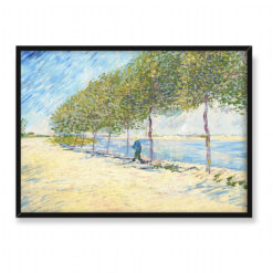 Vincent van Gogh Brzeg Sekwany 70×50