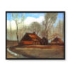 Vincent van Gogh Domy wiejskie wśród drzew 50×40 w RAMIE