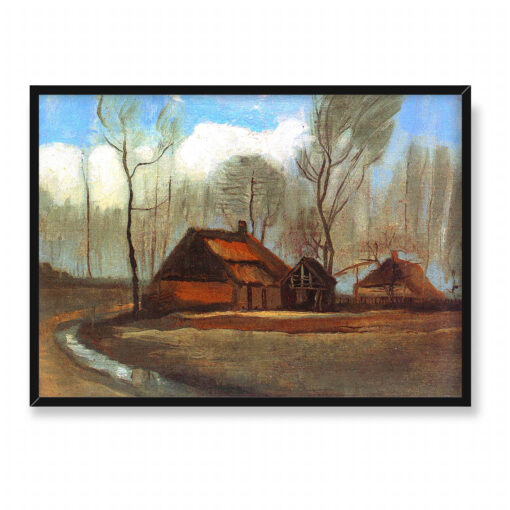 Vincent van Gogh Domy wiejskie wśród drzew 70x50