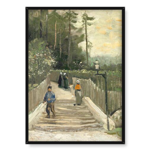 Vincent van Gogh Droga do Montmartre 50x70