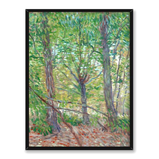 Vincent van Gogh Drzewa i podszycie 30x40 w RAMIE
