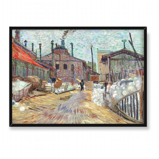 Vincent van Gogh Fabryka 70x50