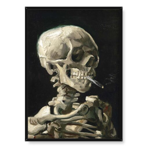 Vincent van Gogh Głowa szkieletu z palącym się papierosem 50x70