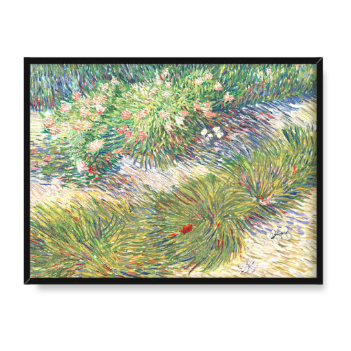 Vincent van Gogh Kącik ogrodowy z motylami 40x30