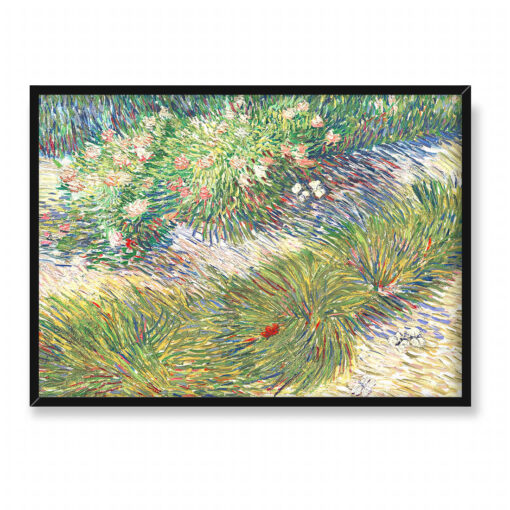 Vincent van Gogh Kącik ogrodowy z motylami 70x50