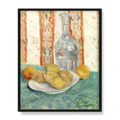 Vincent van Gogh Karafka i spodek z owocami cytrusowymi 40×50