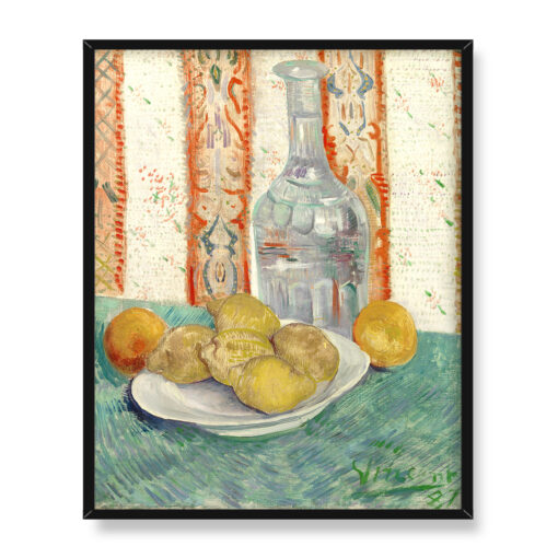 Vincent van Gogh Karafka i spodek z owocami cytrusowymi 40x50 w RAMIE