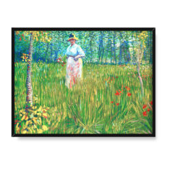 Vincent van Gogh Kobieta w ogrodzie 40×30