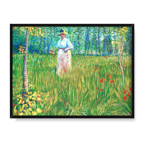 Vincent van Gogh Kobieta w ogrodzie 40x30