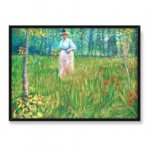 Vincent van Gogh Kobieta w ogrodzie 70x50