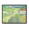 Vincent van Gogh Krajobraz z powozem i pociągiem w tle 40×30 w RAMIE