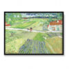 Vincent van Gogh Krajobraz z powozem i pociągiem w tle 70×50