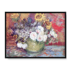 Vincent van Gogh Kwiaty w zielonym wazonie 40×30