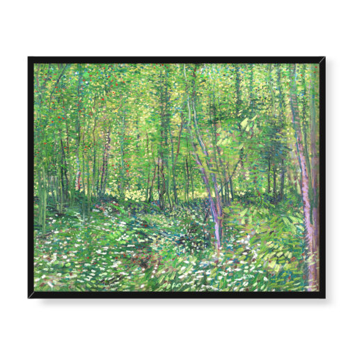 Vincent van Gogh Las z podszyciem 50x40