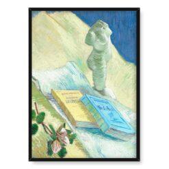Vincent van Gogh Martwa natura z gipsową statuetką róży 50×70