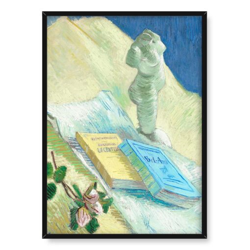 Vincent van Gogh Martwa natura z gipsową statuetką róży 50x70