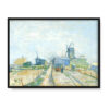 Vincent van Gogh Ogrody kuchenne na Montmartre 40×30 w RAMIE