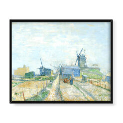 Vincent van Gogh Ogrody kuchenne na Montmartre 50×40