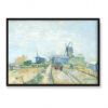 Vincent van Gogh Ogrody kuchenne na Montmartre 70×50