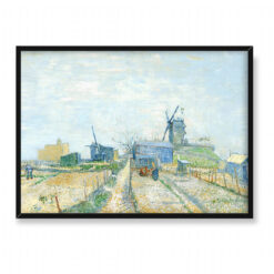 Vincent van Gogh Ogrody kuchenne na Montmartre 70×50