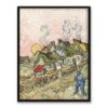 Vincent van Gogh Postać z domami 30×40 w RAMIE