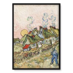 Vincent van Gogh Postać z domami 50×70