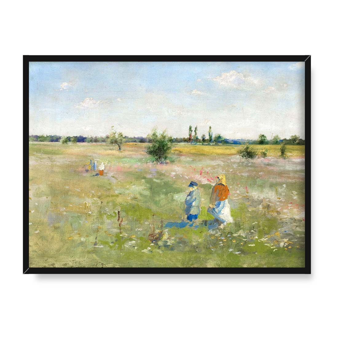 Władysław Podkowiński Na łące 40x30 w RAMIE