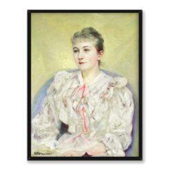 Władysław Podkowiński Portret kobiety 30×40