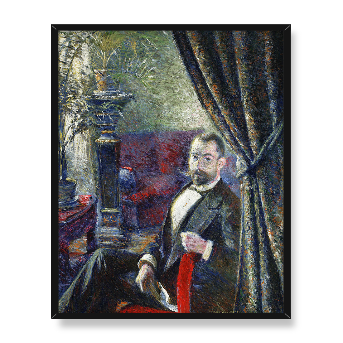 Władysław Podkowiński Portret mężczyzny 40x50