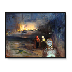 Władysław Podkowiński Sobótki studium 40×30