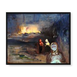 Władysław Podkowiński Sobótki studium 50×40