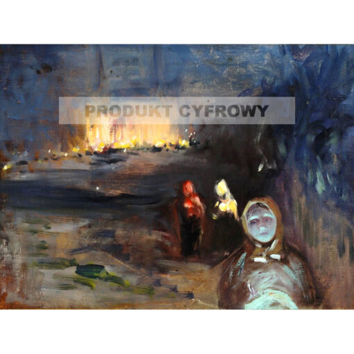 Władysław Podkowiński Sobótki studium — produkt cyfrowy do pobrania