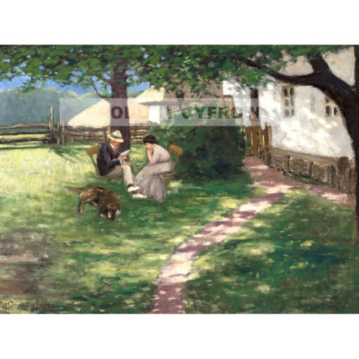 Władysław Podkowiński W ogrodzie 2 — produkt cyfrowy do pobrania