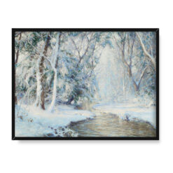 Walter Launt Palmer Pierwszy śnieg 40×30