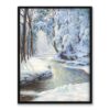 Walter Launt Palmer Zimowy pejzaż 2 30×40