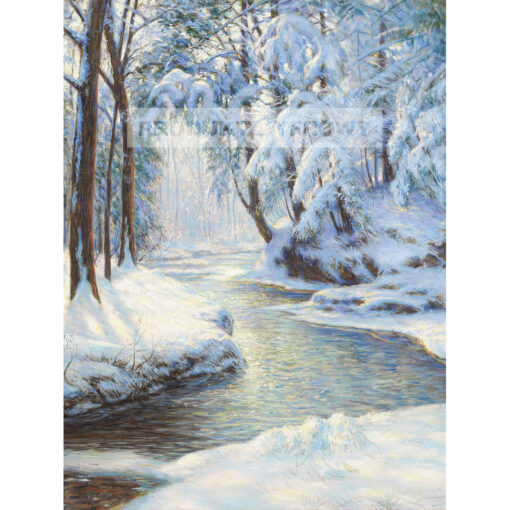 Walter Launt Palmer Zimowy pejzaż 2 — produkt cyfrowy do pobrania