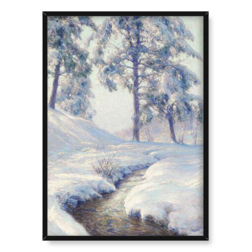 Walter Launt Palmer Zimowy pejzaż 50x70