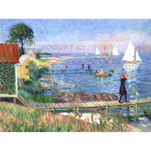 William Glackens Kąpiący się w Bellport — produkt cyfrowy do pobrania